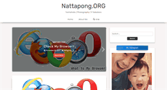 Desktop Screenshot of nattapong.org