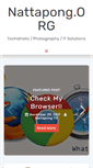 Mobile Screenshot of nattapong.org